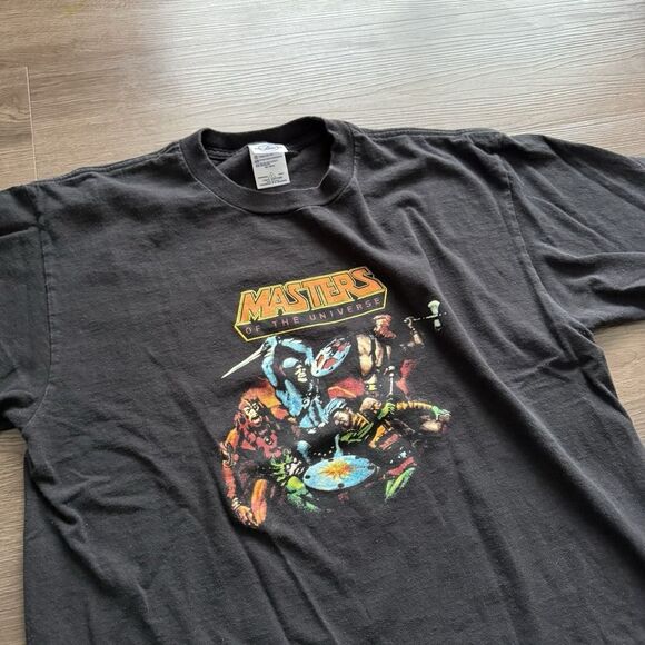 Vintage Masters Of The Universe MOTU He Man Skeletor Shirt Large Delta Pro Rare - Picture 4 of 5